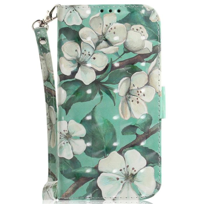 Bild 6, iPhone Air Fodral Med Tryck Vita Blommor