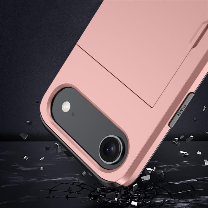 Bild 6, iPhone Air Skal Hybrid Med Kortfack Guld