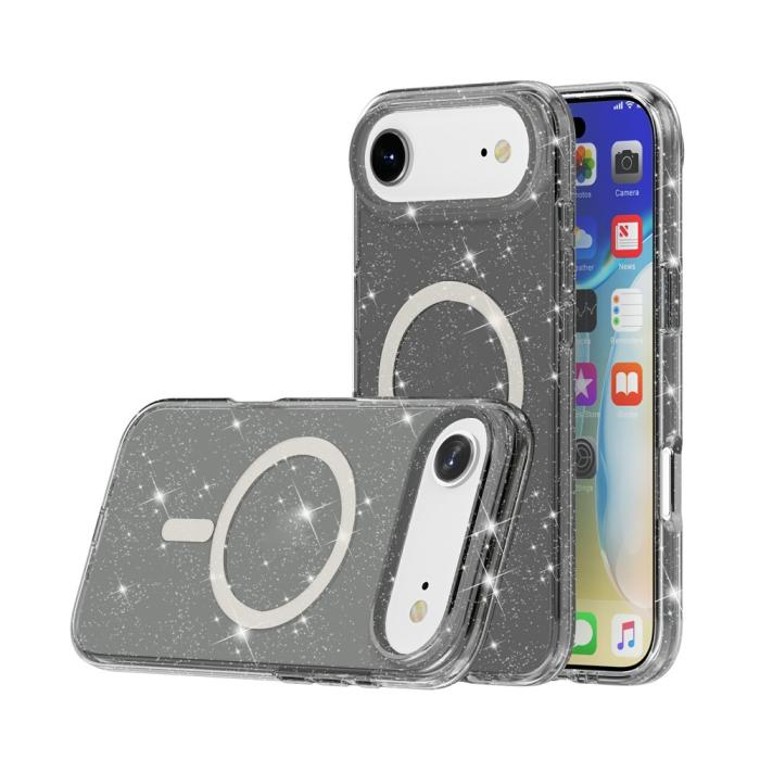 Bild 3, iPhone Air Skal MagSafe Glitter Svart