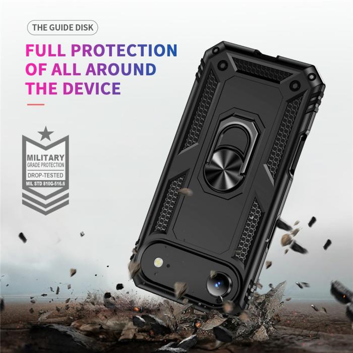 Bild 5, iPhone Air Skal Shockproof Hybrid Ring Svart