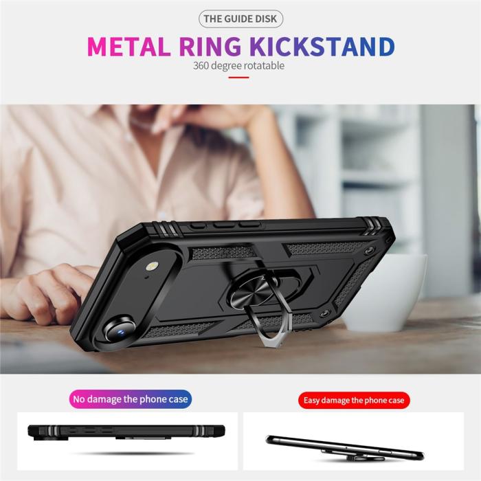 Bild 6, iPhone Air Skal Shockproof Hybrid Ring Svart