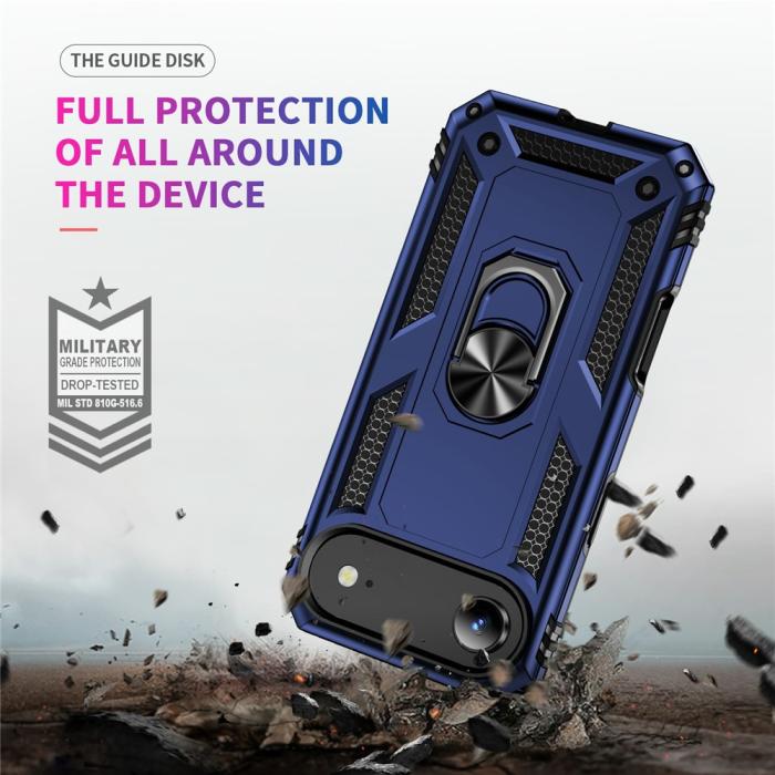 Bild 5, iPhone Air Skal Shockproof Hybrid Ring Blå