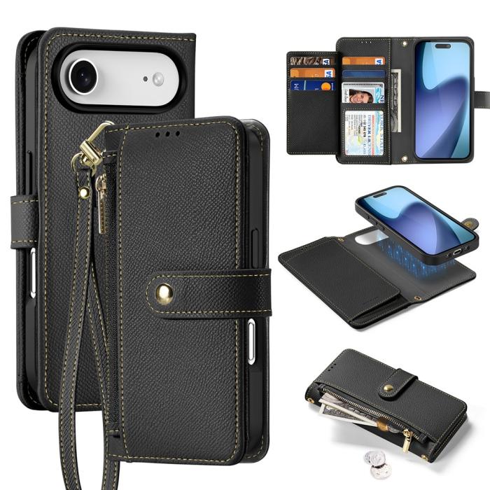 Bild 1, DUX DUCIS iPhone Air 2in1 Magnet Fodral Lawa Series Svart