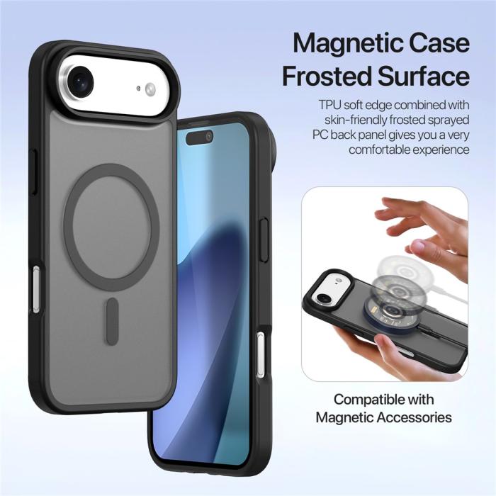 Bild 6, DUX DUCIS iPhone Air 2in1 Magnet Fodral Lawa Series Svart