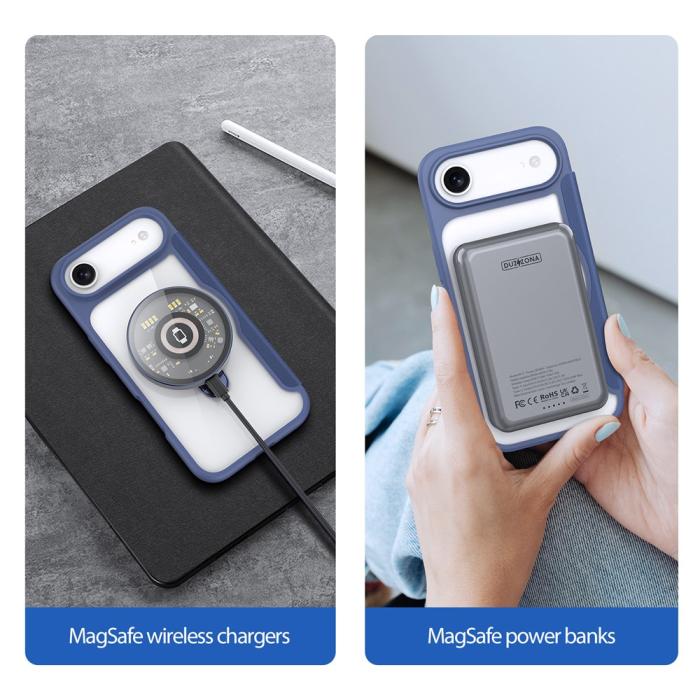 Bild 3, DUX DUCIS iPhone Air Fodral MagSafe Kickstand Skin X Pro