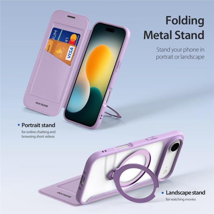 Bild 4, DUX DUCIS iPhone Air Fodral MagSafe Kickstand Skin X Pro