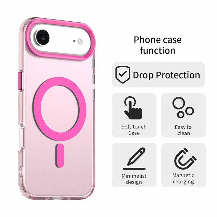 Bild 2, iPhone Air Skal Magsafe Hybrid Rosa