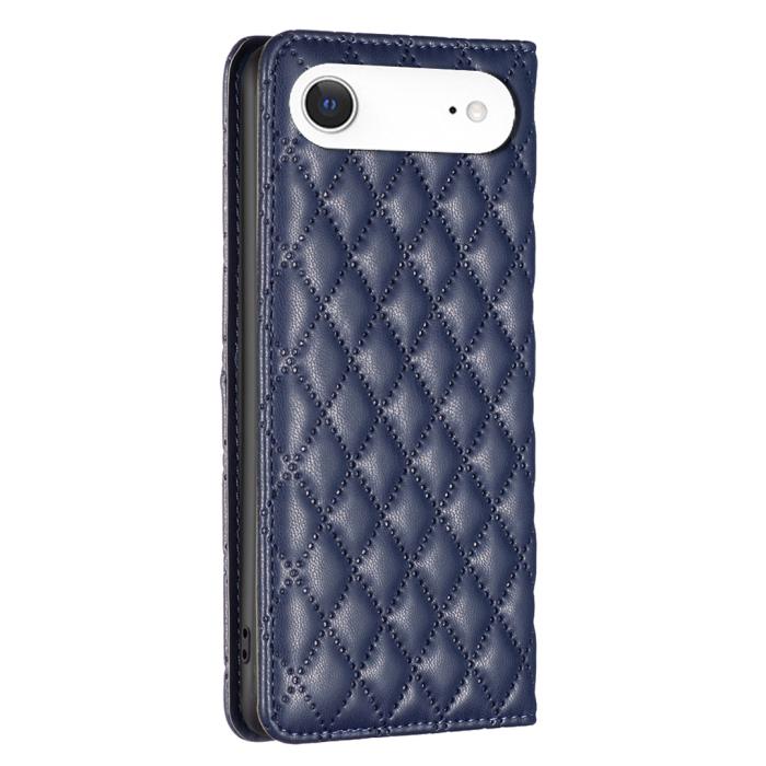 Bild 3, BINFEN iPhone Air Fodral Diamond Flip Läder Blå