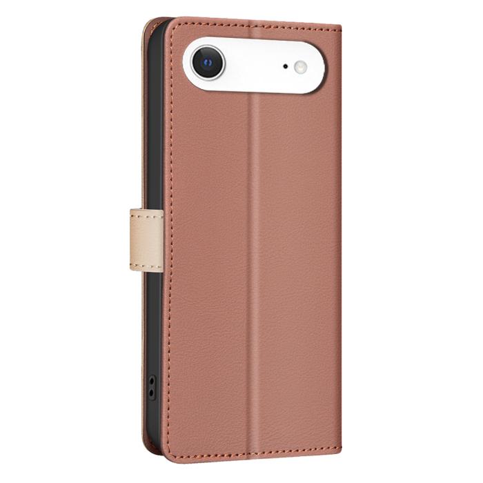 Bild 3, BINFEN iPhone Air Fodral RFID Splicing Color Brun