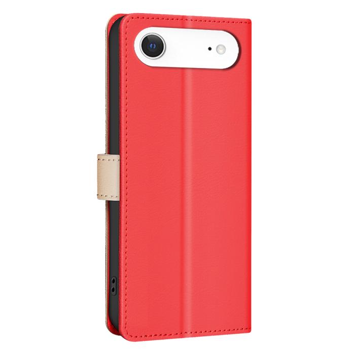 Bild 3, BINFEN iPhone Air Fodral RFID Splicing Color Röd