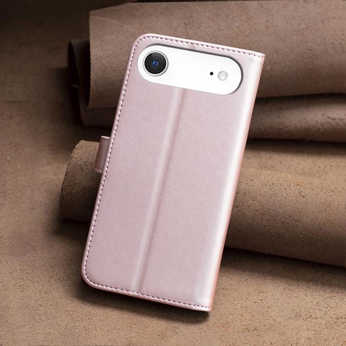 Bild 5, BINFEN iPhone Air Fodral Läder Roséguld