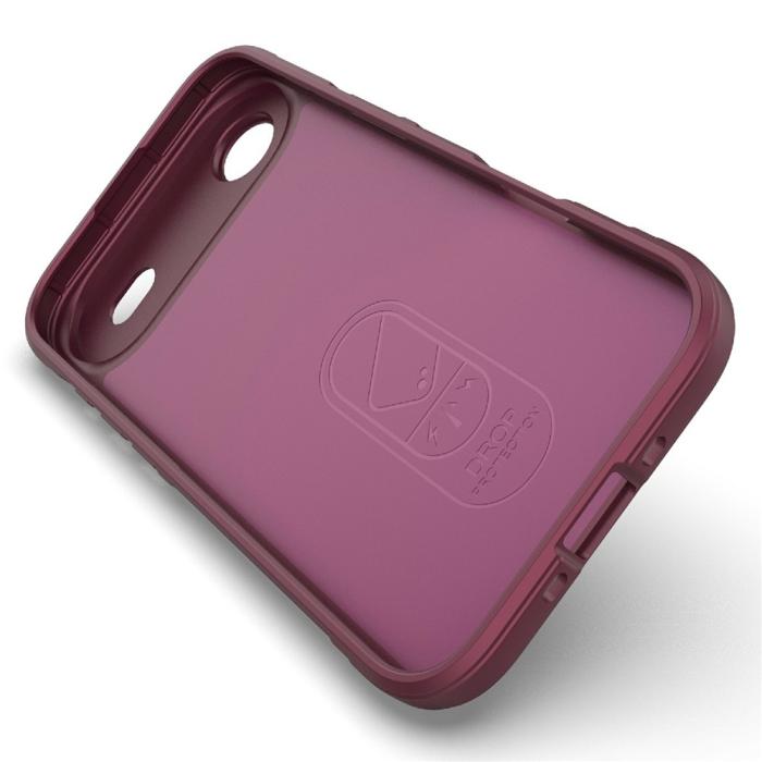 Bild 3, iPhone Air Skal Magic Shield Vinröd