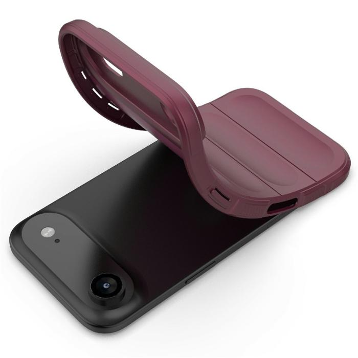 Bild 4, iPhone Air Skal Magic Shield Vinröd