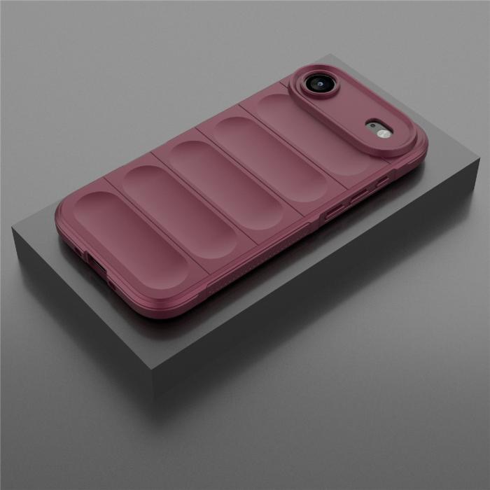 Bild 6, iPhone Air Skal Magic Shield Vinröd