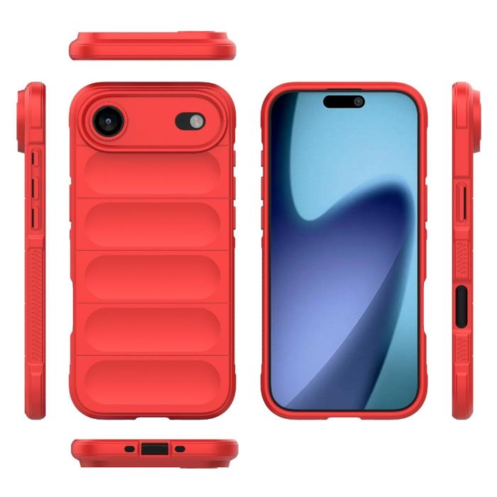 Bild 5, iPhone Air Skal Magic Shield Röd