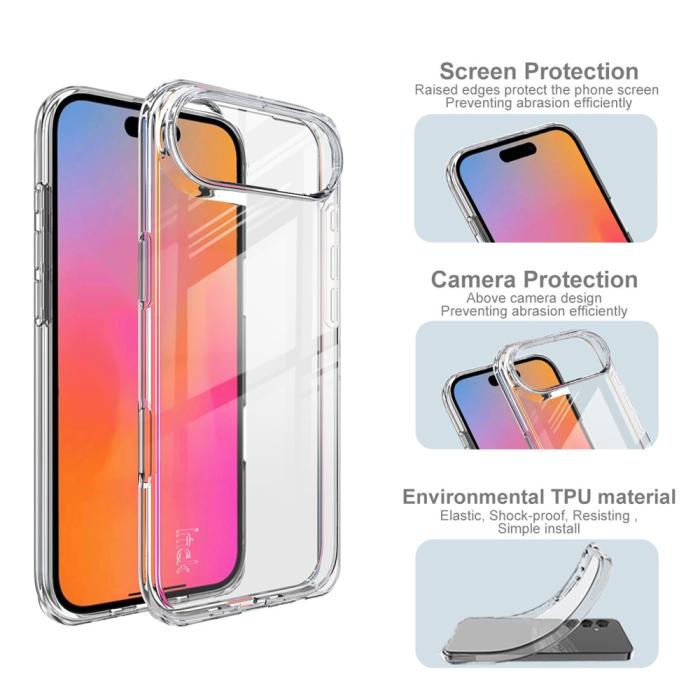 Bild 5, IMAK iPhone 17 Air Skal TPU Transparent