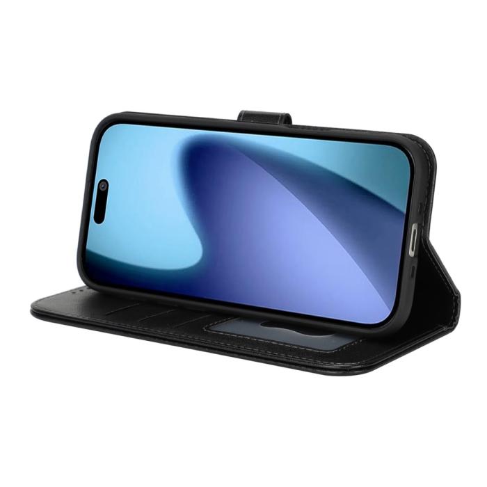 Bild 4, iPhone Air Fodral Läder Svart