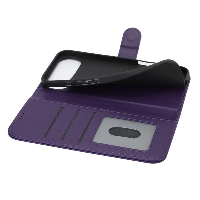 Bild 5, iPhone Air Fodral Läder Lila