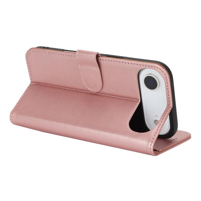 Bild 3, iPhone Air Fodral Läder Roséguld