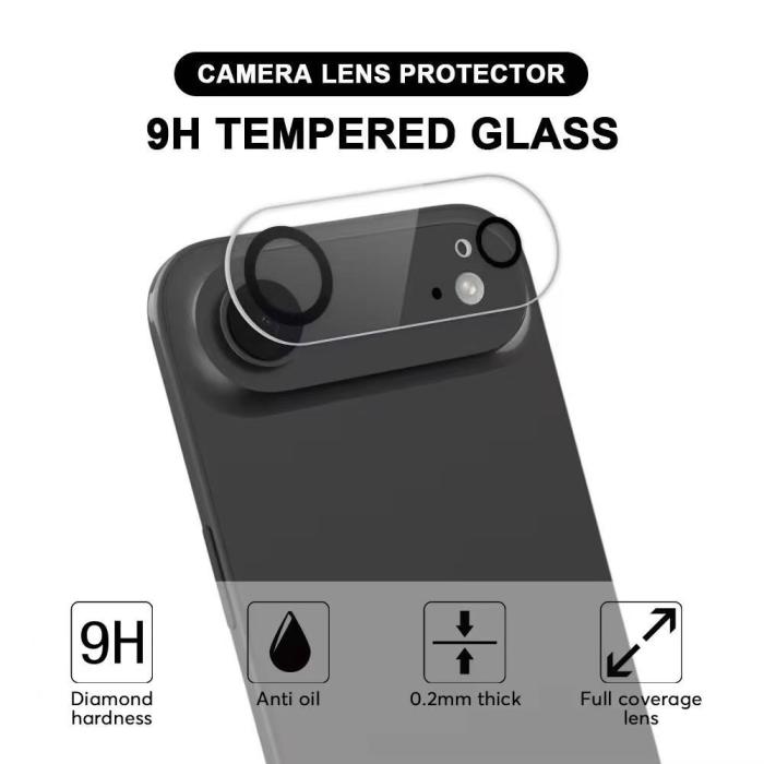 Bild 2, WANLONFENG iPhone Air Linsskydd Härdat Glas Transparent