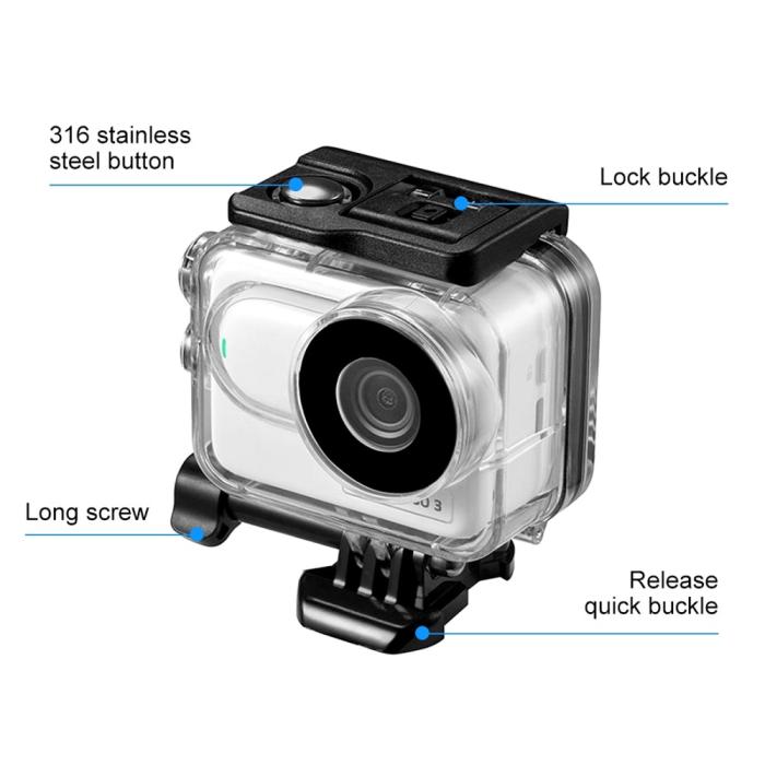 Bild 4, PULUZ Vattentät Fodral För Insta360 GO 3 / 3S