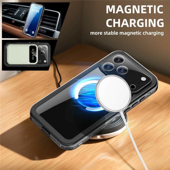 Bild 5, REDPEPPER iPhone 17 Pro Max Skal MagSafe Vattentät IP68 Svart