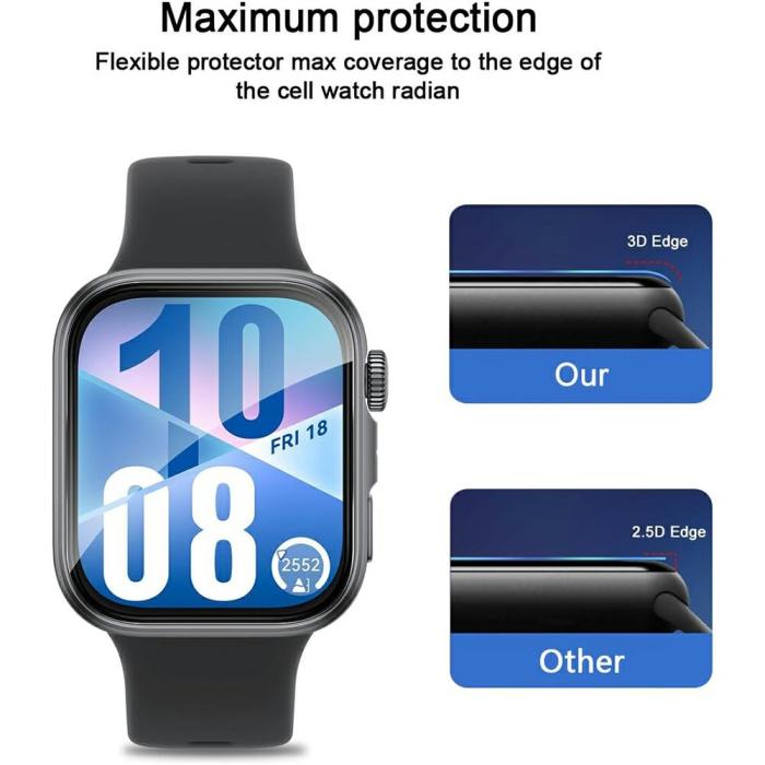 Bild 6, Huawei Watch Fit 4 Skärmskydd 2-PACK