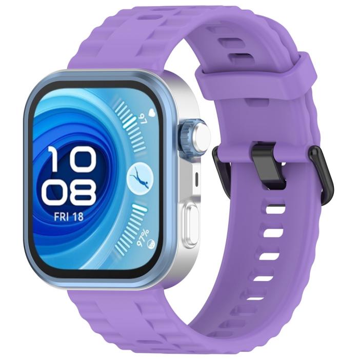 Bild 4, Huawei Watch Fit 4 Pro / 4 / 3 Armband Silikon Lila