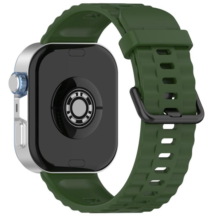Bild 1, Huawei Watch Fit 4 Pro / 4 / 3 Armband Silikon Militär Grön