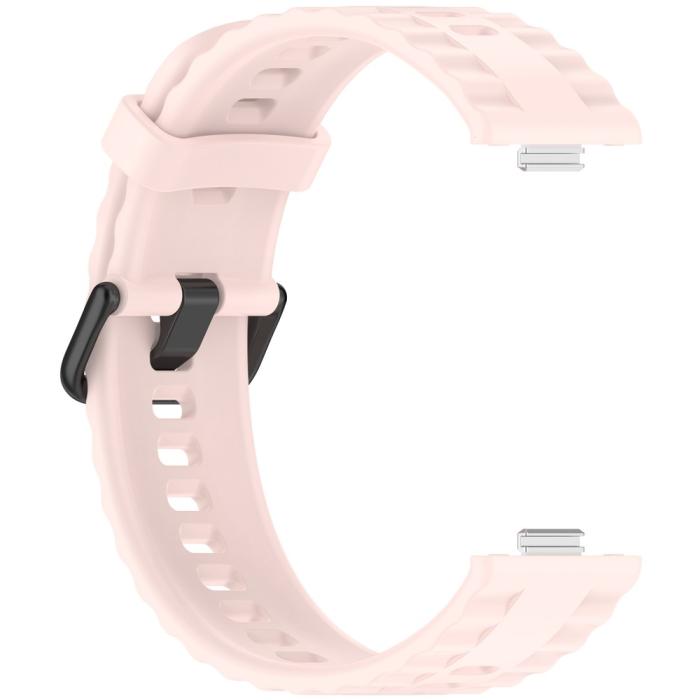 Bild 3, Huawei Watch Fit 4 Pro / 4 / 3 Armband Silikon Ljus Rosa