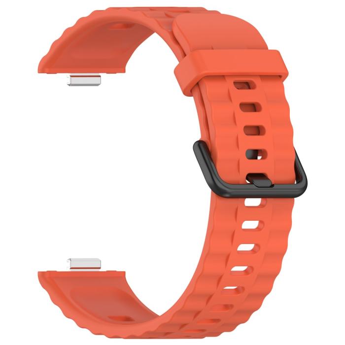 Bild 2, Huawei Watch Fit 4 Pro / 4 / 3 Armband Silikon Orange