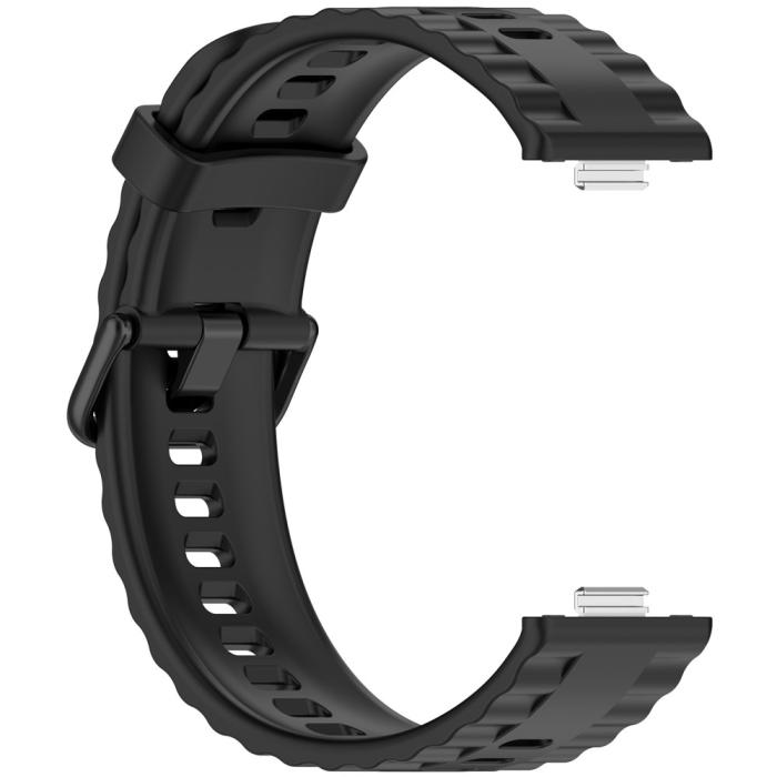 Bild 3, Huawei Watch Fit 4 Pro / 4 / 3 Armband Silikon Svart