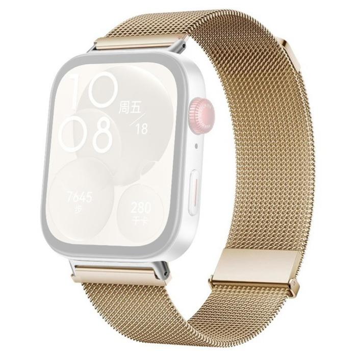 Bild 1, Huawei Watch Fit 4 Pro / 4 / 3 Klockarmband Milanese Roséguld