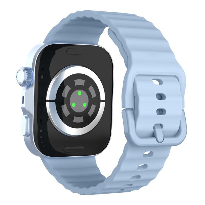 Bild 1, KALEBOL Huawei Watch Fit 4 Pro/4/3 Armband Wave Silikon Blå