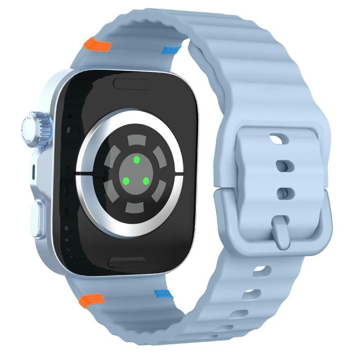 Bild 1, Huawei Watch Fit 4 Pro / 4 / 3 Klockarmband Wave Silikon Blå