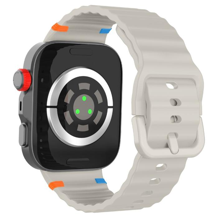 Bild 1, Huawei Watch Fit 4 Pro / 4 / 3 Klockarmband Wave Silikon Starlight