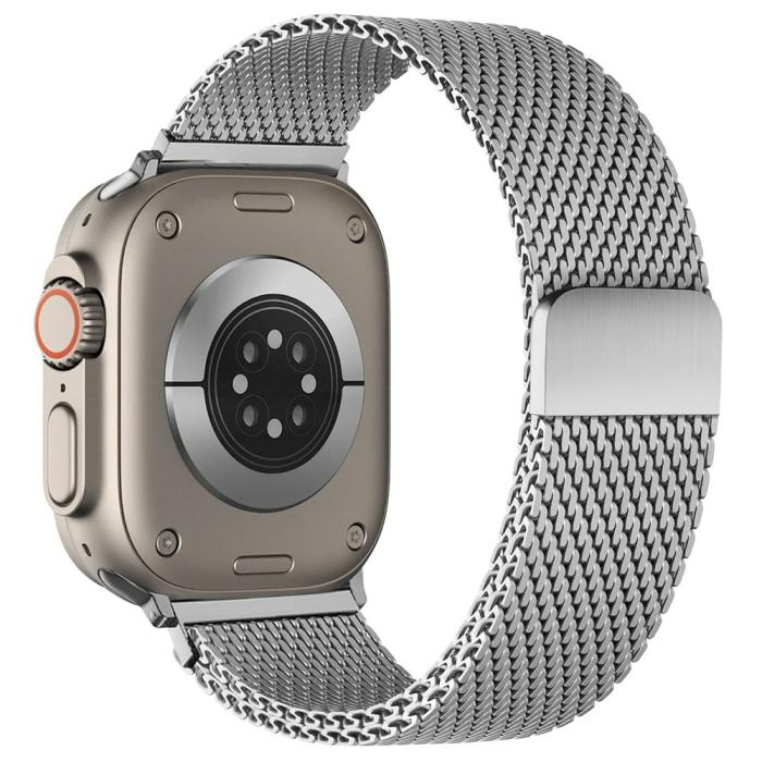 Bild 1, Apple Watch 38/40/41/42 mm Armband Milanese Silver