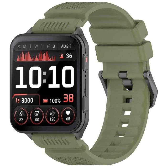 Bild 2, Garmin Venu X1 Klockarmband Silikon Grön