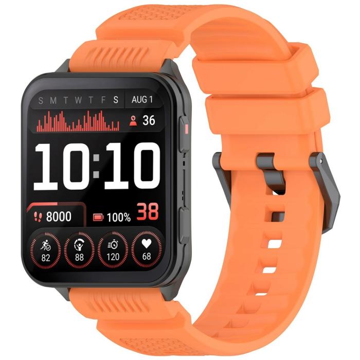 Bild 2, Garmin Venu X1 Klockarmband Silikon Orange