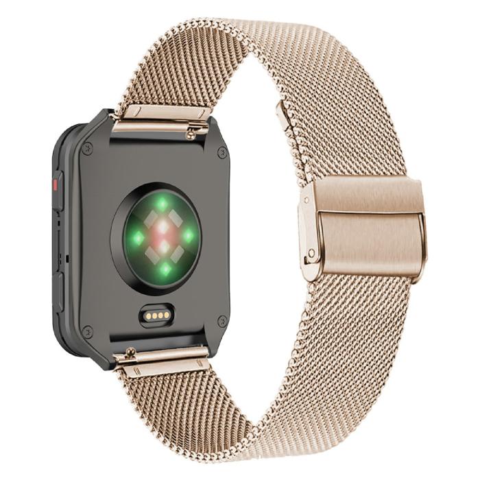 Bild 1, Garmin Venu X1 Klockarmband Milanese Roséguld