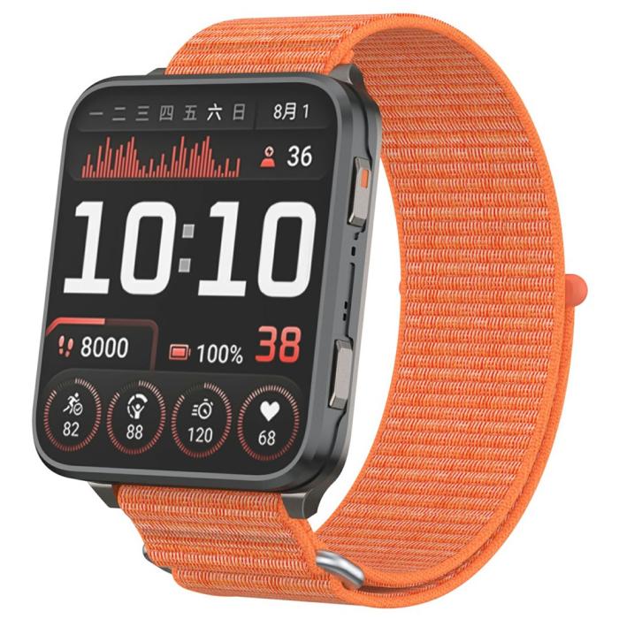 Bild 2, Garmin Venu X1 Armband Nylon Loop Orange