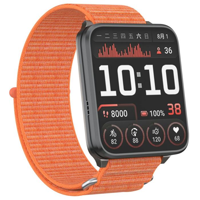 Bild 3, Garmin Venu X1 Armband Nylon Loop Orange