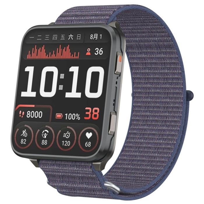 Bild 2, Garmin Venu X1 Armband Nylon Loop Blå