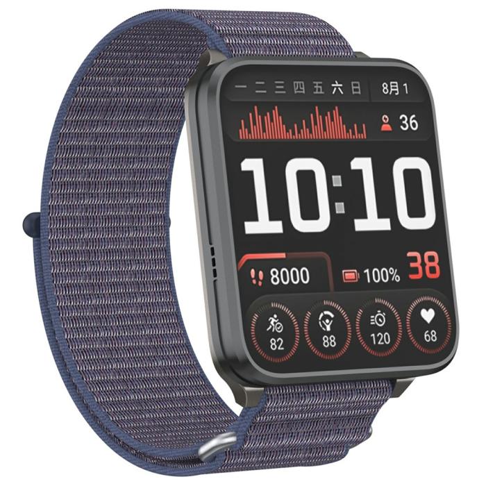 Bild 3, Garmin Venu X1 Armband Nylon Loop Blå