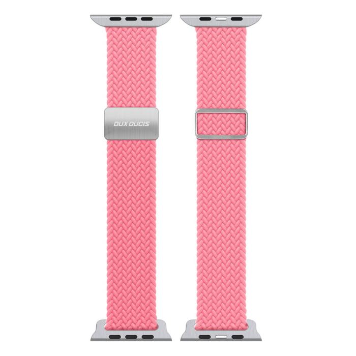 Bild 2, DUX DUCIS Apple Watch 38/40/41/42 mm Armband Flätat Rosa
