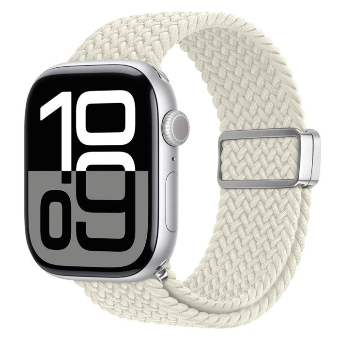 Bild 3, DUX DUCIS Apple Watch 38/40/41/42 mm Armband Flätat Starlight