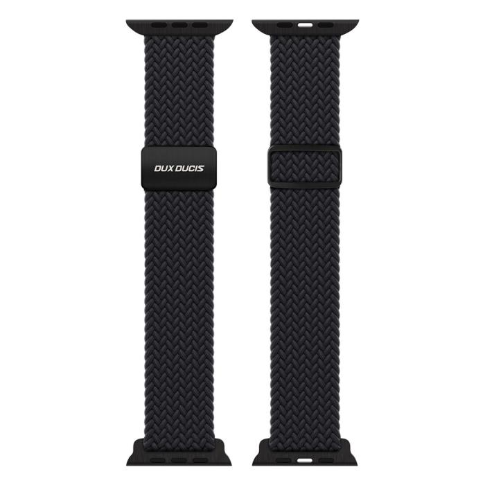 Bild 2, DUX DUCIS Apple Watch 42/44/45/46/49 mm Armband Flätat Svart