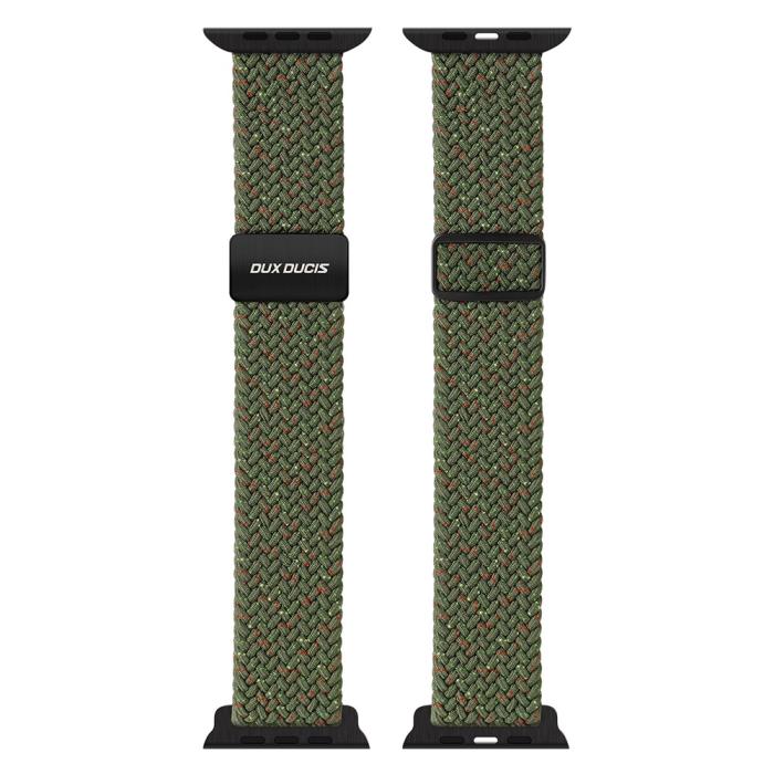 Bild 2, DUX DUCIS Apple Watch 42/44/45/46/49 mm Armband Flätat