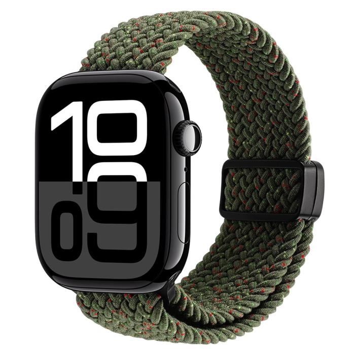 Bild 3, DUX DUCIS Apple Watch 42/44/45/46/49 mm Armband Flätat