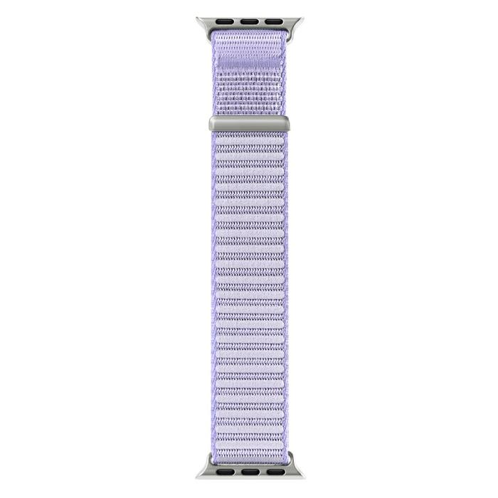 Bild 1, DUX DUCIS Apple Watch 42/44/45/46/49 mm Armband Nylon Loop Lila